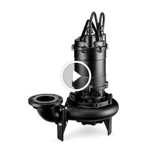 Máy bơm nước thải đặt chìm không phao Ebara 150 DML 55.5