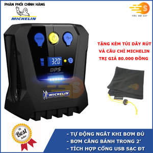 Máy bơm ô tô, bơm khí nén siêu tốc Michelin 12314