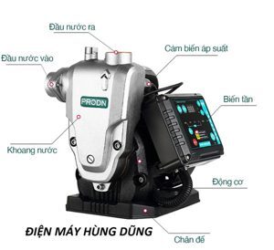 Máy bơm tăng áp biến tần PRODN 1WZB-35sDC (900w Inverter)