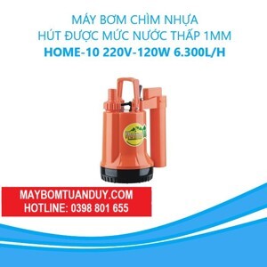 Máy bơm tăng áp đầu inox, thân bằng gang Home-10