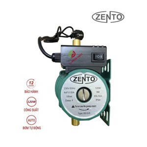 Máy bơm tăng áp Zento ZT-RS15-9 - 120W