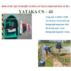 Máy bơm thuyền 2 thì Yataka CS-43