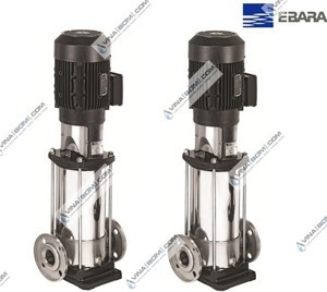 Máy bơm trục đứng đa tầng cánh Ebara EVMS3-21N5/2.2 (EVMS-3-21N5/2.2) - 3HP