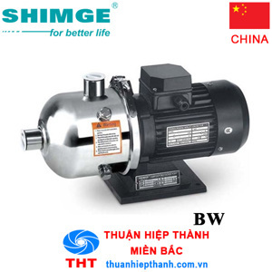 Máy bơm trục ngang đa tầng cánh đầu inox Shimge BW2-6 0.75Kw 380V