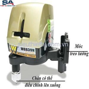 Máy cân bằng laser 3 tia đỏ WoodWell W8839N