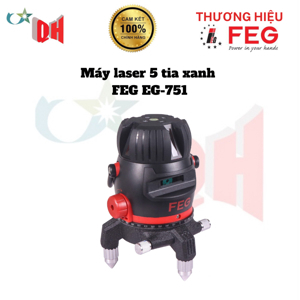 Máy cân mực 5 tia laser xanh FEG EG-751