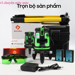 Máy cân mực laser 5 tia xanh Akuza AK-225G