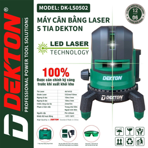 Máy cân mực Laser Dekton Dk-LS0502