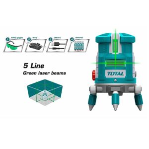 Máy cân mực lazer tia xanh 20m Total TLL305205