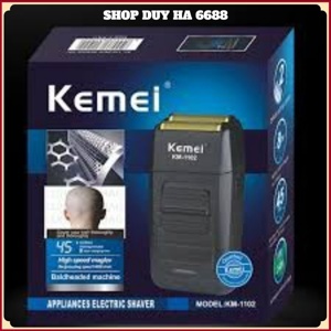 Máy Cạo Râu Kemei KM-1102 Lưỡi Kép