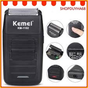 Máy Cạo Râu Kemei KM-1102 Lưỡi Kép