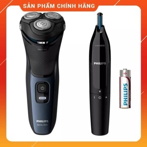 Máy cạo râu và máy cắt lông mũi Philips S3134/57