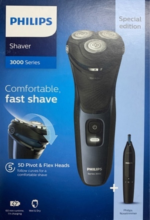 Máy cạo râu và máy cắt lông mũi Philips S3134/57