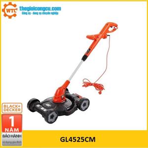 Máy cắt cỏ cầm tay kèm bánh xe đẩy Black & Decker GL4525CM-B 450W