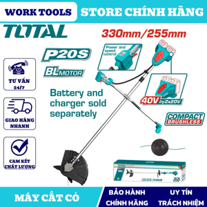 Máy cắt cỏ dùng pin 40V Total TSTLI20018