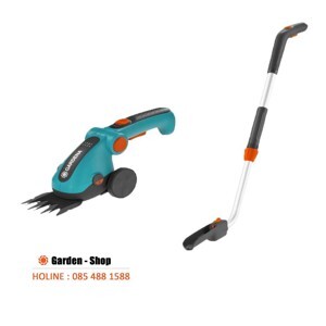 Máy cắt cỏ dùng pin kèm cán đẩy 120cm Gardena 09858-20