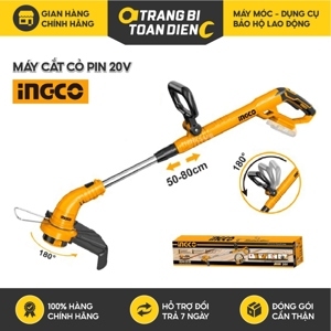 Máy cắt cỏ Lithium-Ion 20V Ingco CGTLI20018