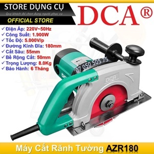 Máy cắt đá DCA AZR-180 180mm, 1900W