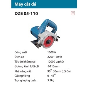 Máy cắt gạch Dongcheng DZE05 110