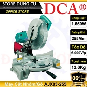 Máy cắt nhôm DCA AJX03-255, 1650W