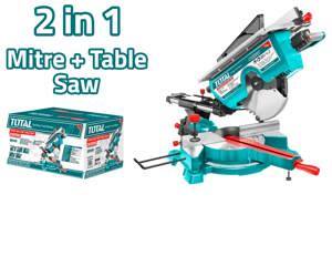 Máy cắt nhôm kết hợp cưa bàn 1800W Total TMS43183051