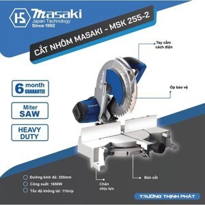 Máy cắt nhôm Masaki 255