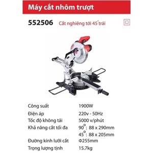 Máy cắt nhôm Sencan 552506