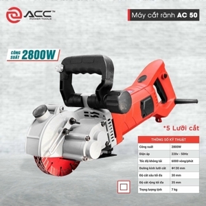 Máy cắt rãnh tường 5 lưỡi ACC AC50