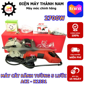 Máy cắt rãnh tường 5 lưỡi ACZ K1331