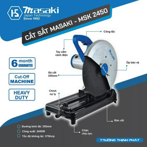 Máy cắt sắt Masaki MSK-2450