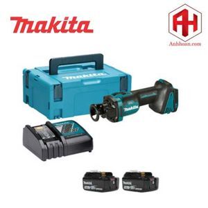 Máy cắt thạch cao pin Makita DCO181RTJ 18V (Sạc nhanh(DC18RC), 2 pin 5.0 Ah(BL1850B))