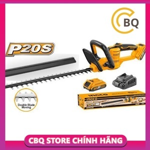 Máy cắt tỉa hàng rào dùng pin Ingco CHTLI20461