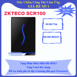 Máy chấm công kiểm soát ra vào ZKTeco SCR100