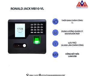 Máy chấm công nhận diện khuôn mặt ZKTeco MB10