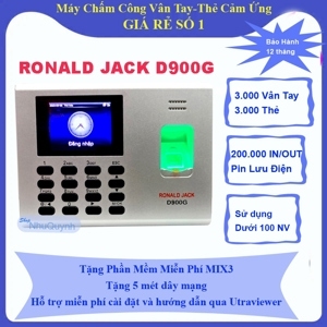 Máy chấm công Ronald Jack D900G