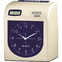Máy chấm công thẻ giấy Gigata 990A & 990N