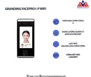 Máy chấm công và kiểm soát cửa bằng khuôn mặt và vân tay RONALD JACK FACEPRO1-P