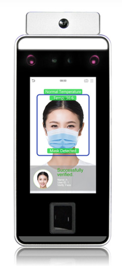 Máy chấm công và kiểm soát cửa bằng khuôn mặt đo thân nhiệt RONALD JACK FACEPRO1-TD
