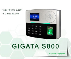 Máy chấm công vân tay Gigata S800