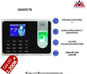 Máy chấm công vân tay Gigata T8