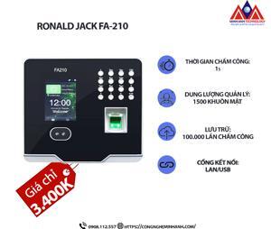 Máy chấm công vân tay - khuôn mặt Ronald Jack FA210