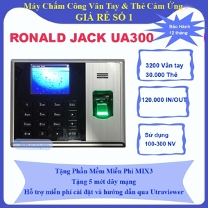 Máy chấm công vân tay Ronald Jack UA300