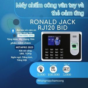 Máy chấm công vân tay Ronald Jack RJ120BID