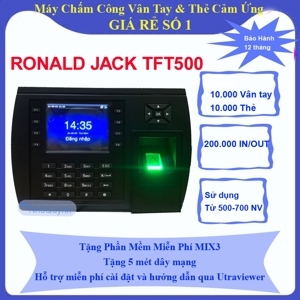 Máy chấm công vân tay Ronald Jack TFT 500 (TFT500)