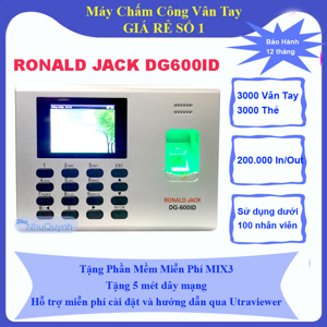 Máy chấm công vân tay Ronald Jack DG600ID (DG-600ID)