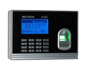 Máy chấm công vân tay + thẻ Metron F-202