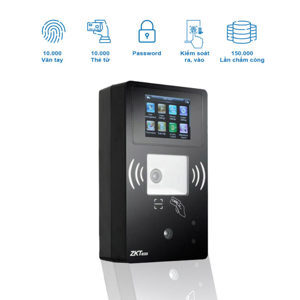 Máy chấm công vân tay và QR Code ZKTeco BR1200