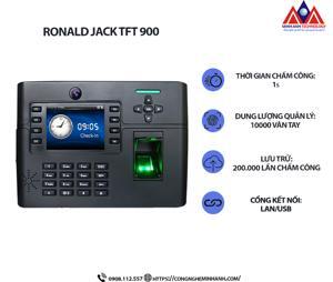 Máy chấm công vân tay và thẻ cảm ứng Ronald Jack TFT-900