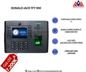 Máy chấm công vân tay và thẻ cảm ứng Ronald Jack TFT-900