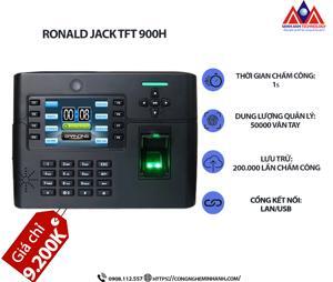 Máy chấm công vân tay và thẻ Ronald Jack TFT 900H